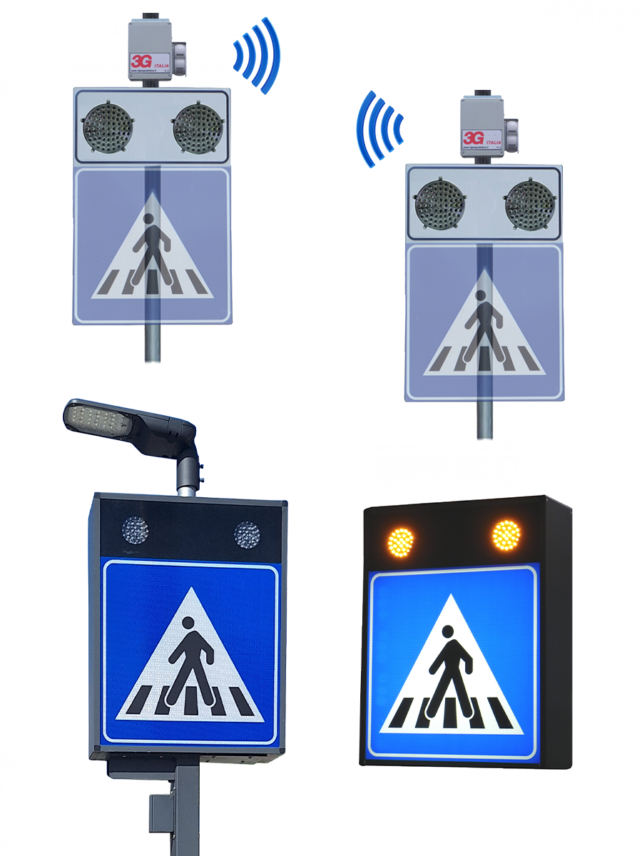 Pedestrian crossing lighting systems