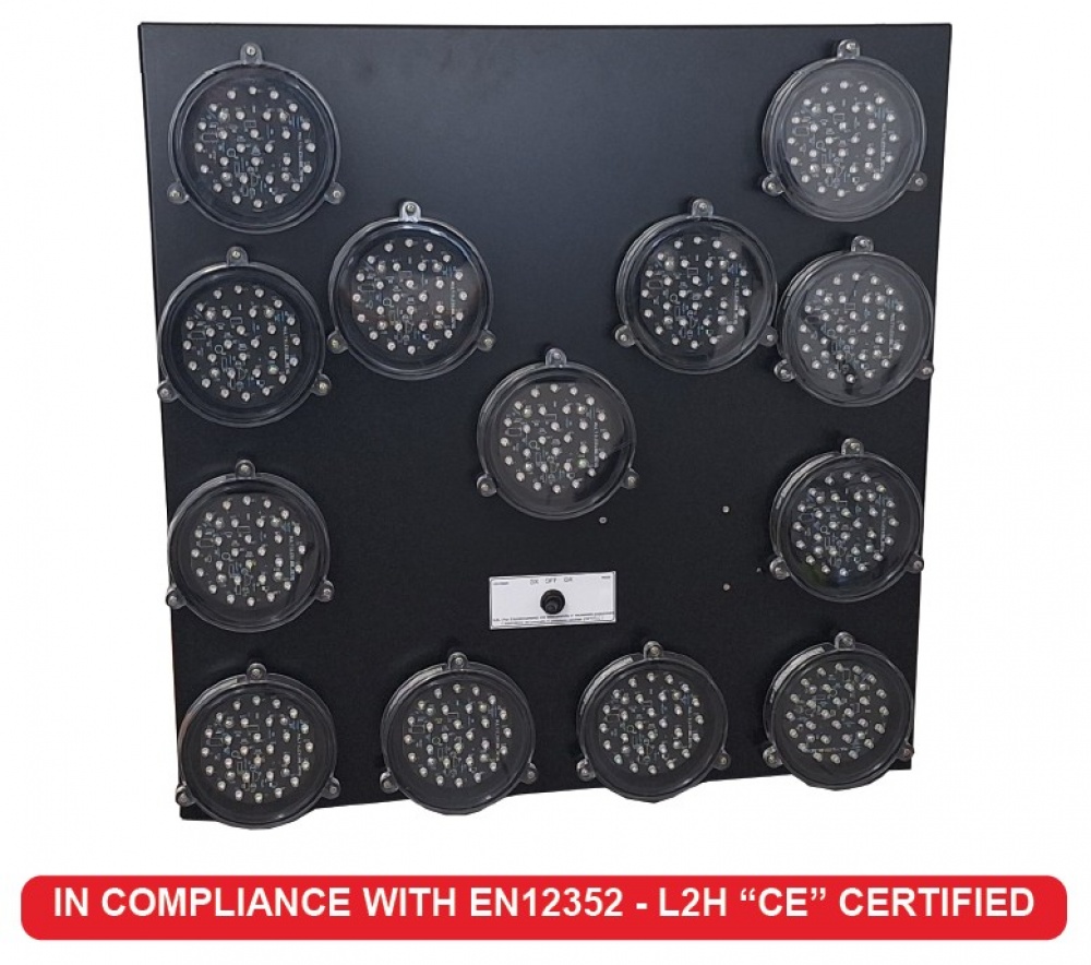 Direction Panel Light MULTILED 100 directional panel - 13 lights
