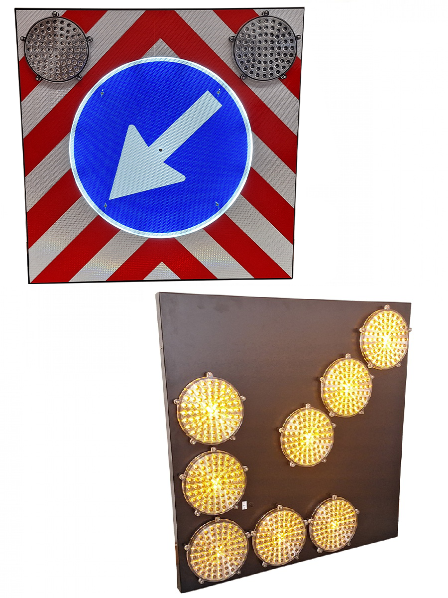 Pannelli freccia direzionali luminosi