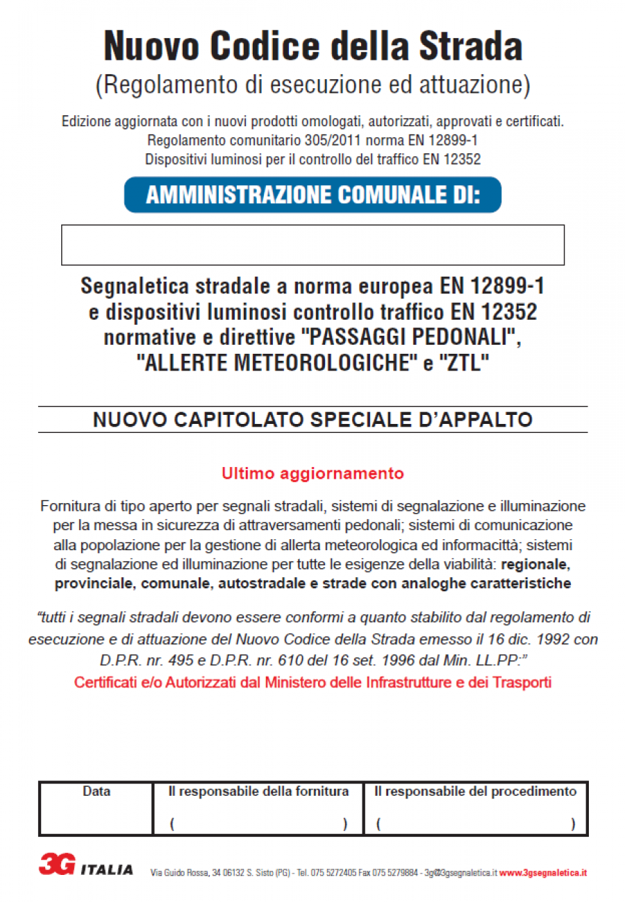 Capitolato Speciale d'Appalto